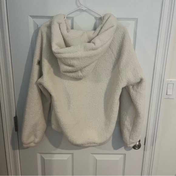 NWT Outerknown Active Sherpa Half Zip Hoodie - Picture 4 of 7
